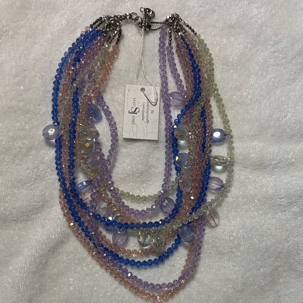 Sassy Jones unicorn Beaded Necklace